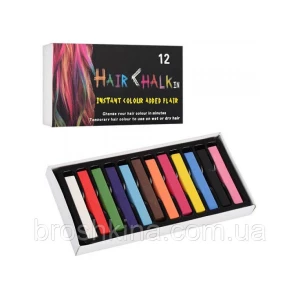 Изображение товара -  Мелки (пастель) для волос Hair Chalk 12 цветов