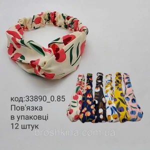 Изображение товара -  Повязки на голову чалма 12 шт/уп.
