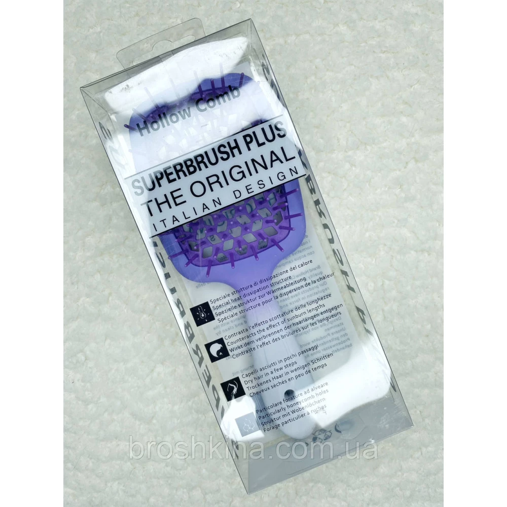 Расческа SUPERBRUSH PLUS В КОРОБКЕ МАТОВЫЕ
