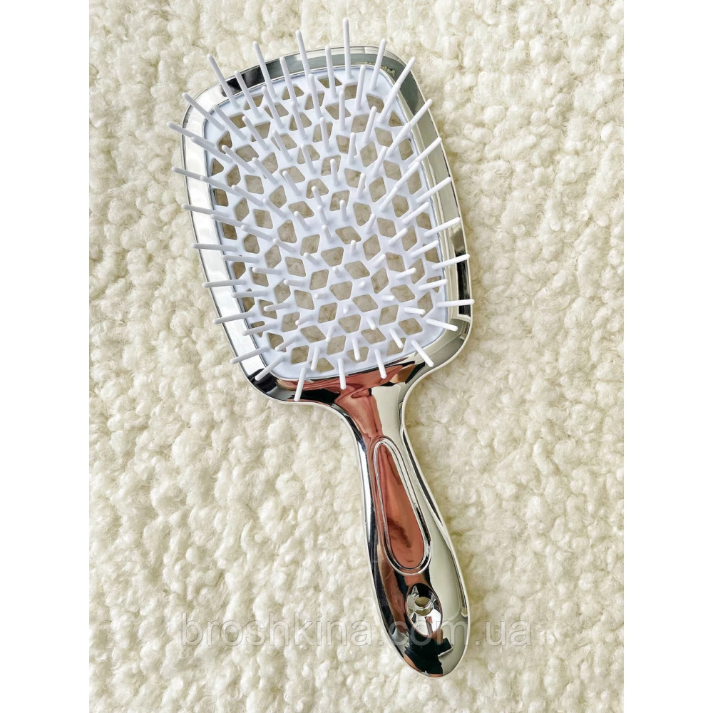 Гребінець SUPERBRUSH PLUS В КОРОБЦІ СВІТЛЕ СРІБЛО