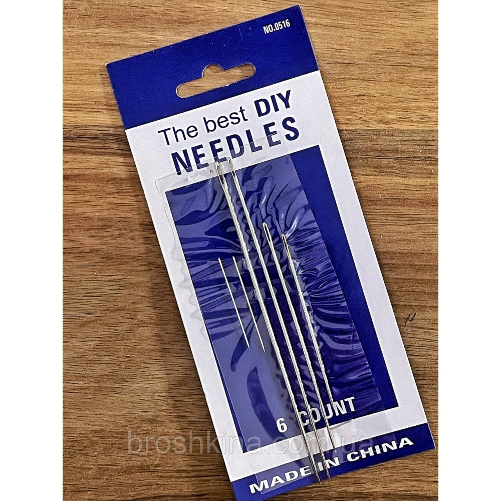 Набір циганських голок для шиття NEEDLES 6 шт/уп