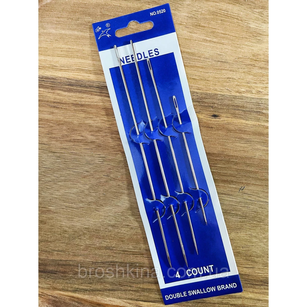 Набір циганських голок для шиття NEEDLES 4 шт/уп