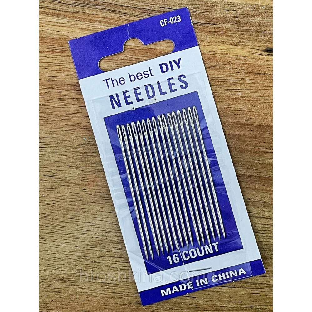 Голки для ручного шиття NEEDLES 16 шт/комплект