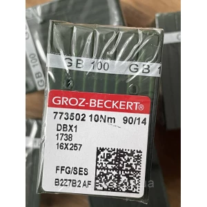 Изображение товара -  Голки для промислових швейних машин тонка колба Groz beckert (Китай) DB1 №90 10шт/уп