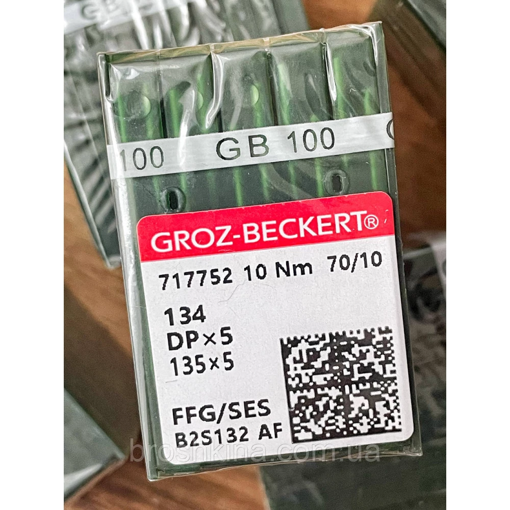 Голки для промислових швейних машин товста колба Groz beckert (Китай) DР5 №70 10шт/уп