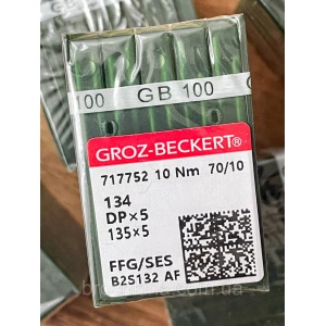 Изображение товара -  Голки для промислових швейних машин товста колба Groz beckert (Китай) DР5 №70 10шт/уп