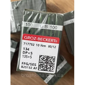 Изображение товара -  Голки для промислових швейних машин товста колба Groz beckert (Китай) DР5 №80 10шт/уп