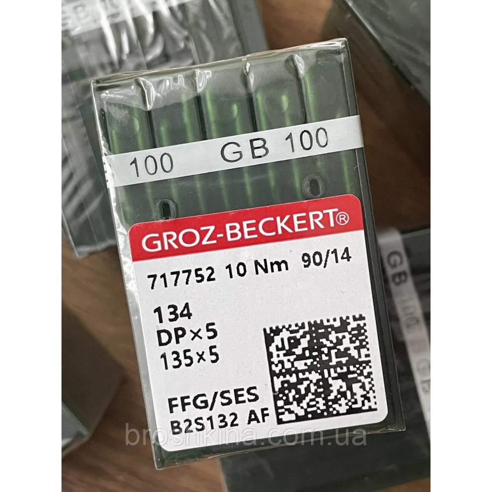 Голки для промислових швейних машин товста колба Groz beckert (Китай) DР5 №90 10шт/уп