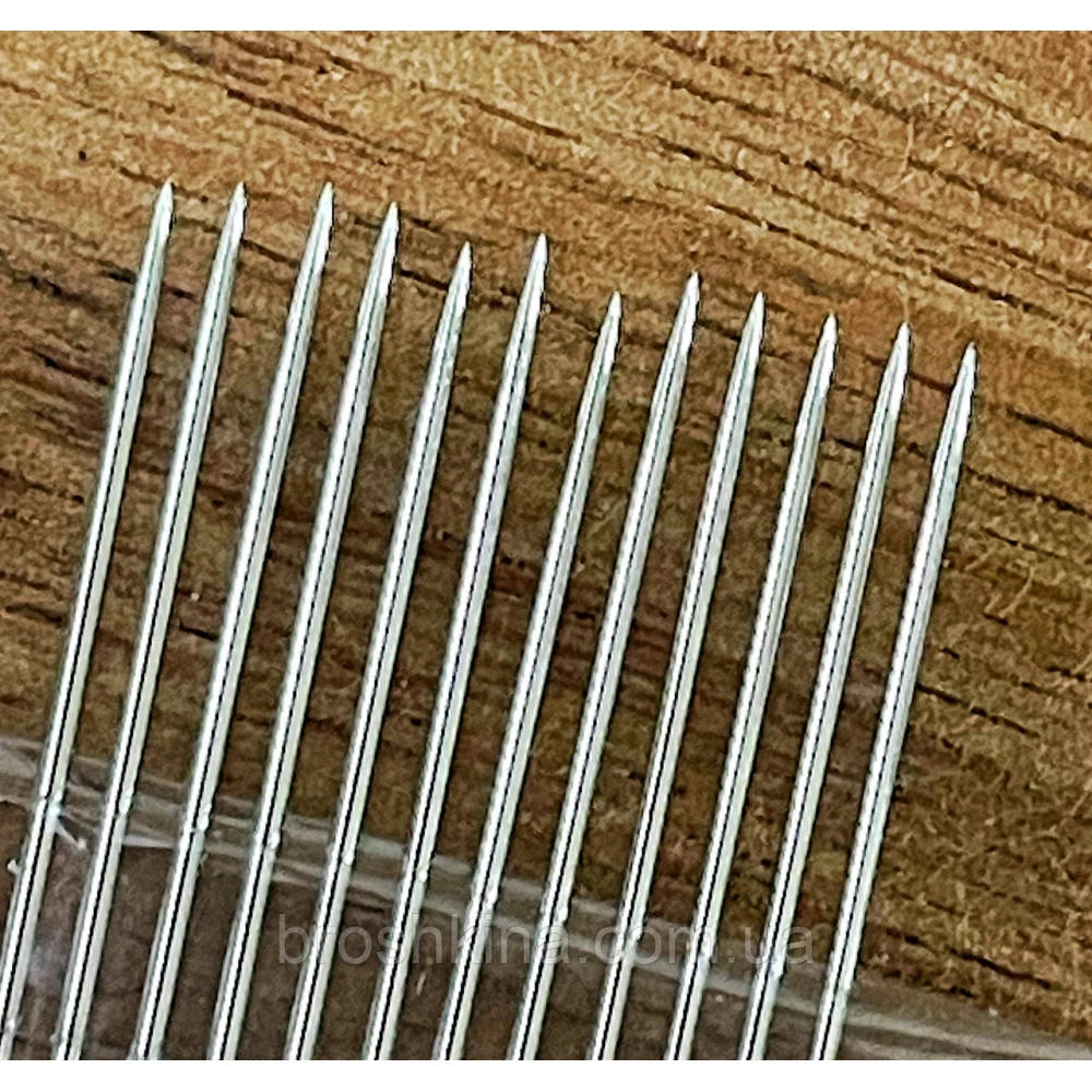 Голки 7 для ручного шиття з позолоченим вушком NEEDLES 12 шт/комплект