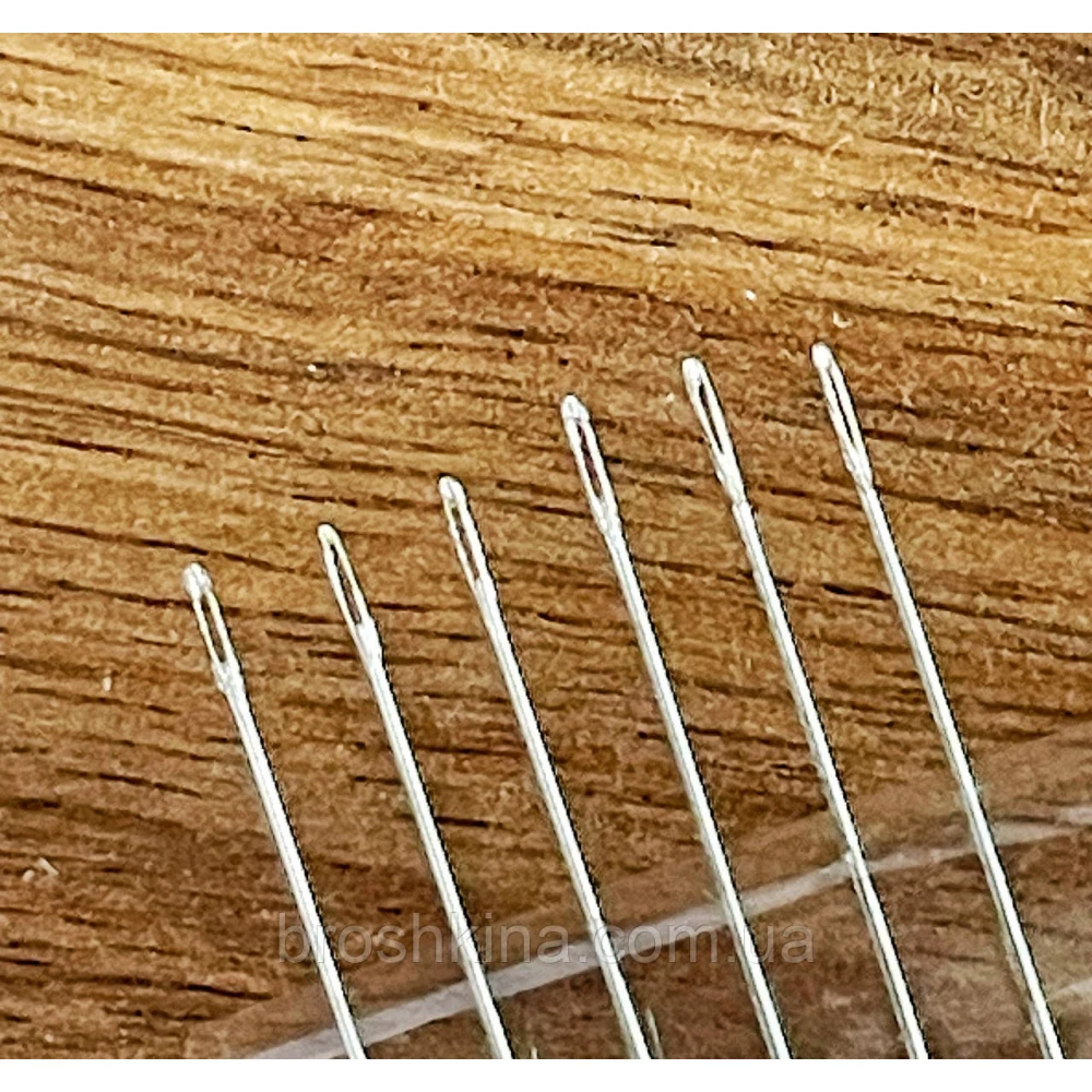 Голки для ручного шиття з нитковдивачем NEEDLES 6 шт/комплект