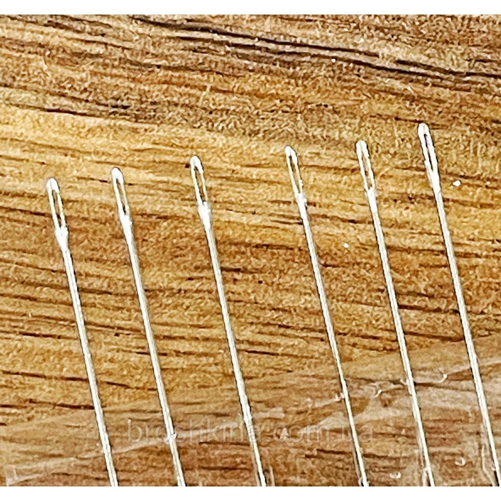 Голки для ручного шиття з нитковдивачем NEEDLES 6 шт/комплект