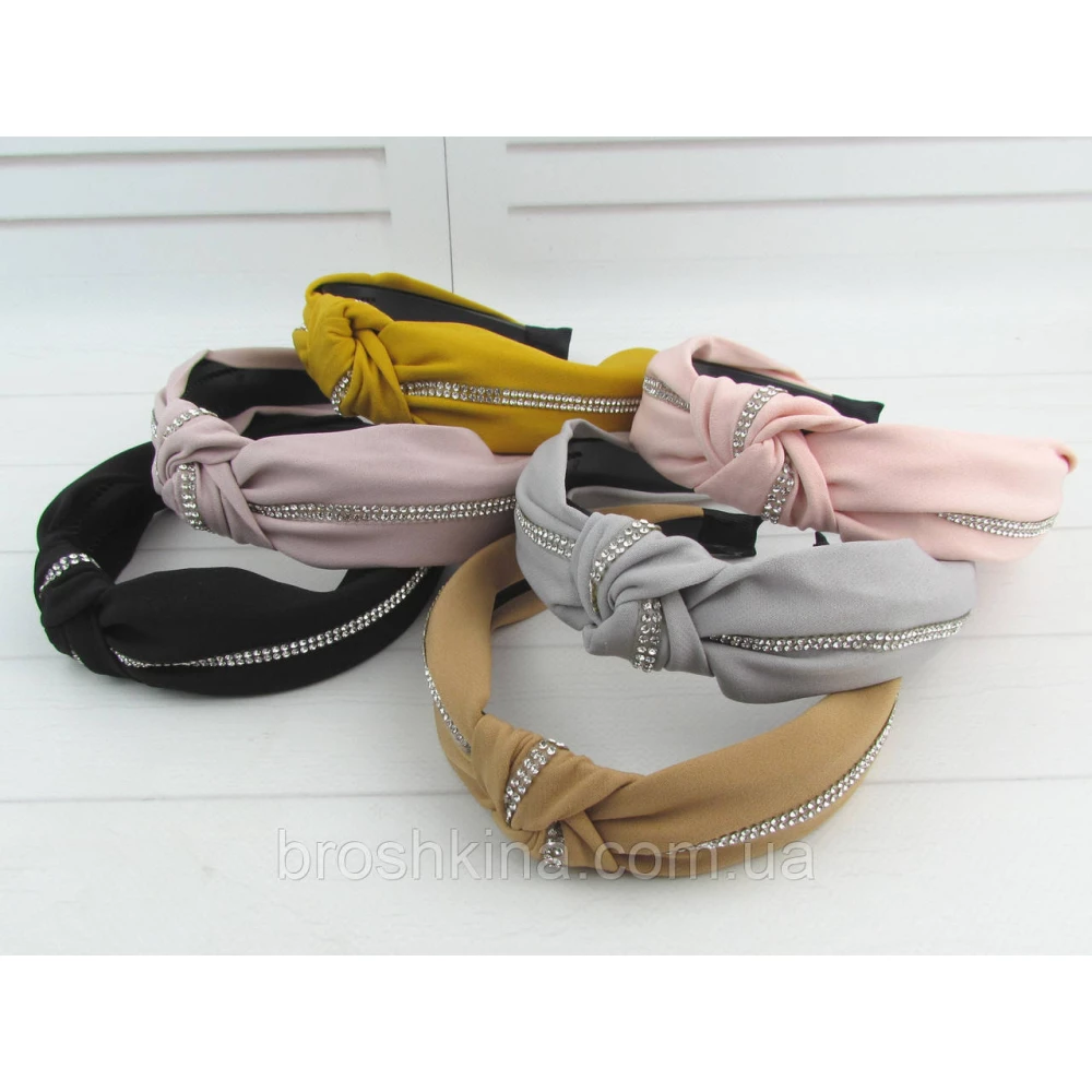 Обручи Чалма основа пластик 6 шт/уп.