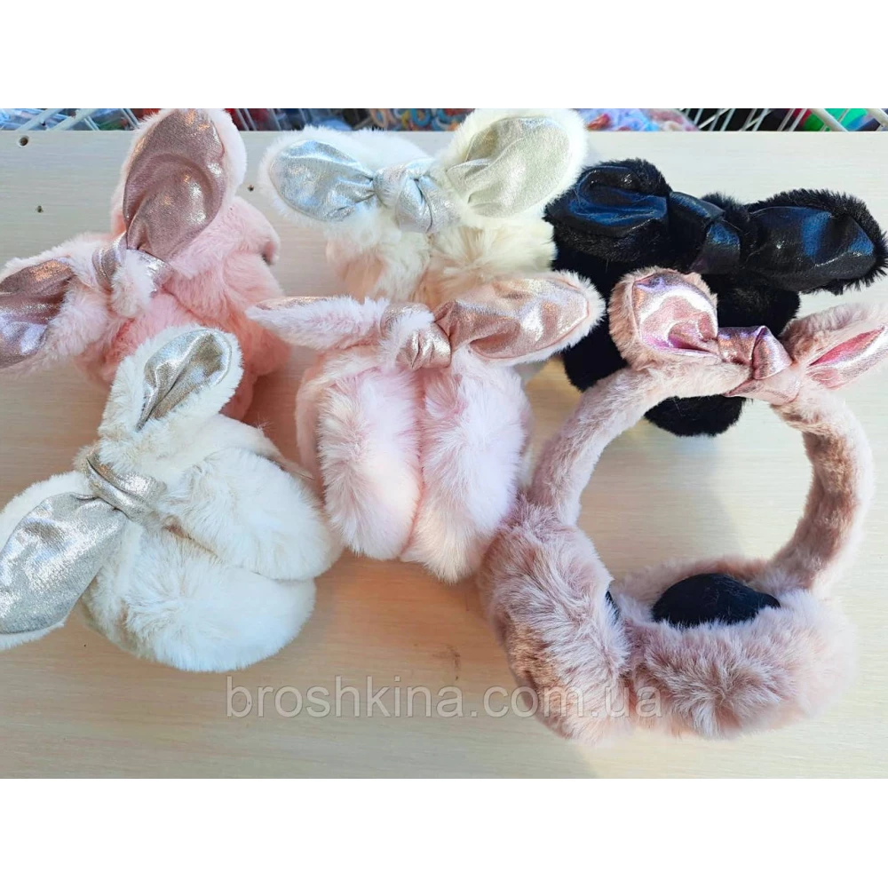Наушники детские искусственный  мех 6 шт/уп.