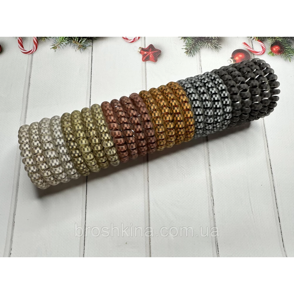 Резинки пружинки Ø5.5 см 50 шт/уп. цветные